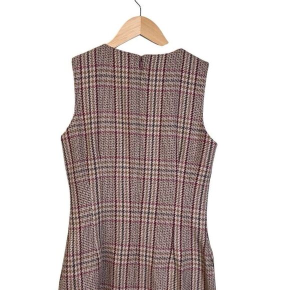 Shoshanna Lavender Mika Tweed Mini Dress Size 4 Preppy Formal Party Knit - Picture 4 of 11